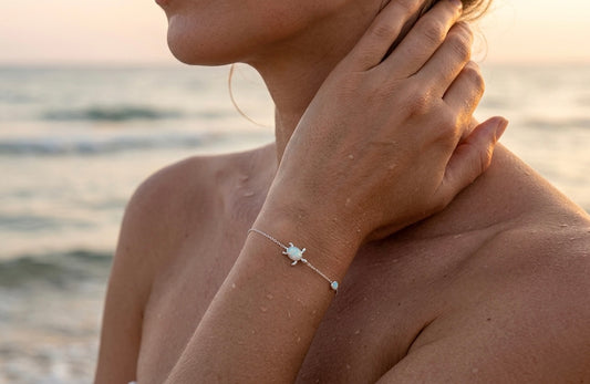 Mara White Opal Bracelet