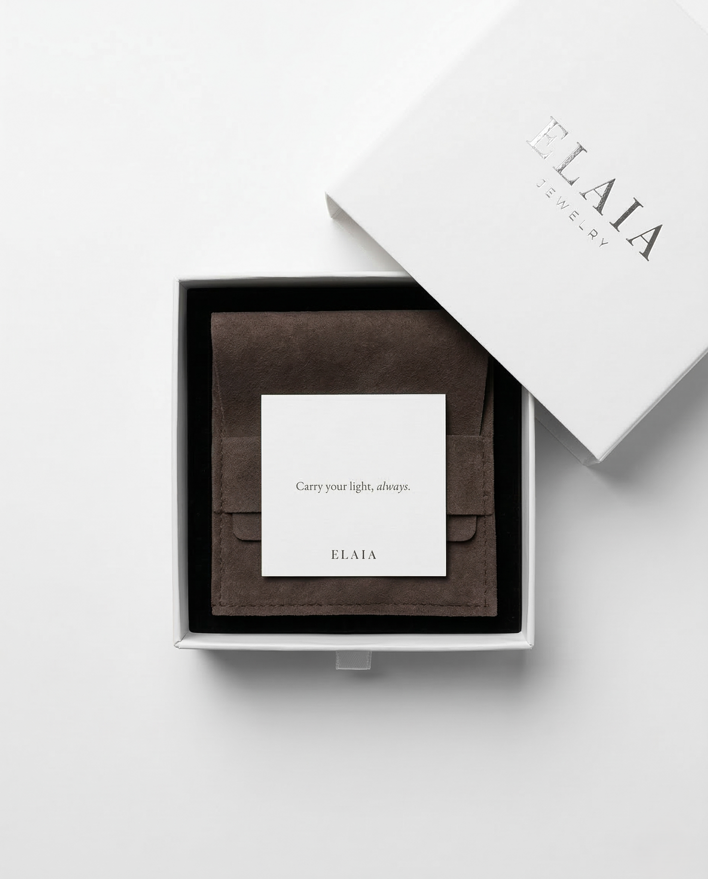 Linea Ohrringe - Rhodium Beschichtet